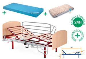 Alquiler Cama articulada Hospital Básica Completa Alquiler Cama articulada Hospital Básica Completa